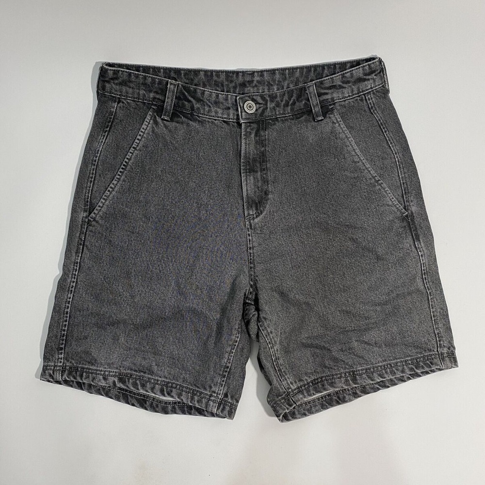 Soorty Jeans Denim Washed Gray Culottes Shorts Size 32 Women’s